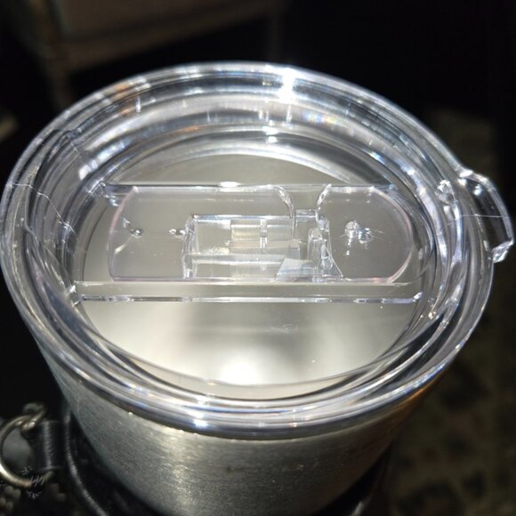 NWT Authentic Kurt Geiger Stainless Steel Wine Glass with Leather Holder - Picture 3 of 3